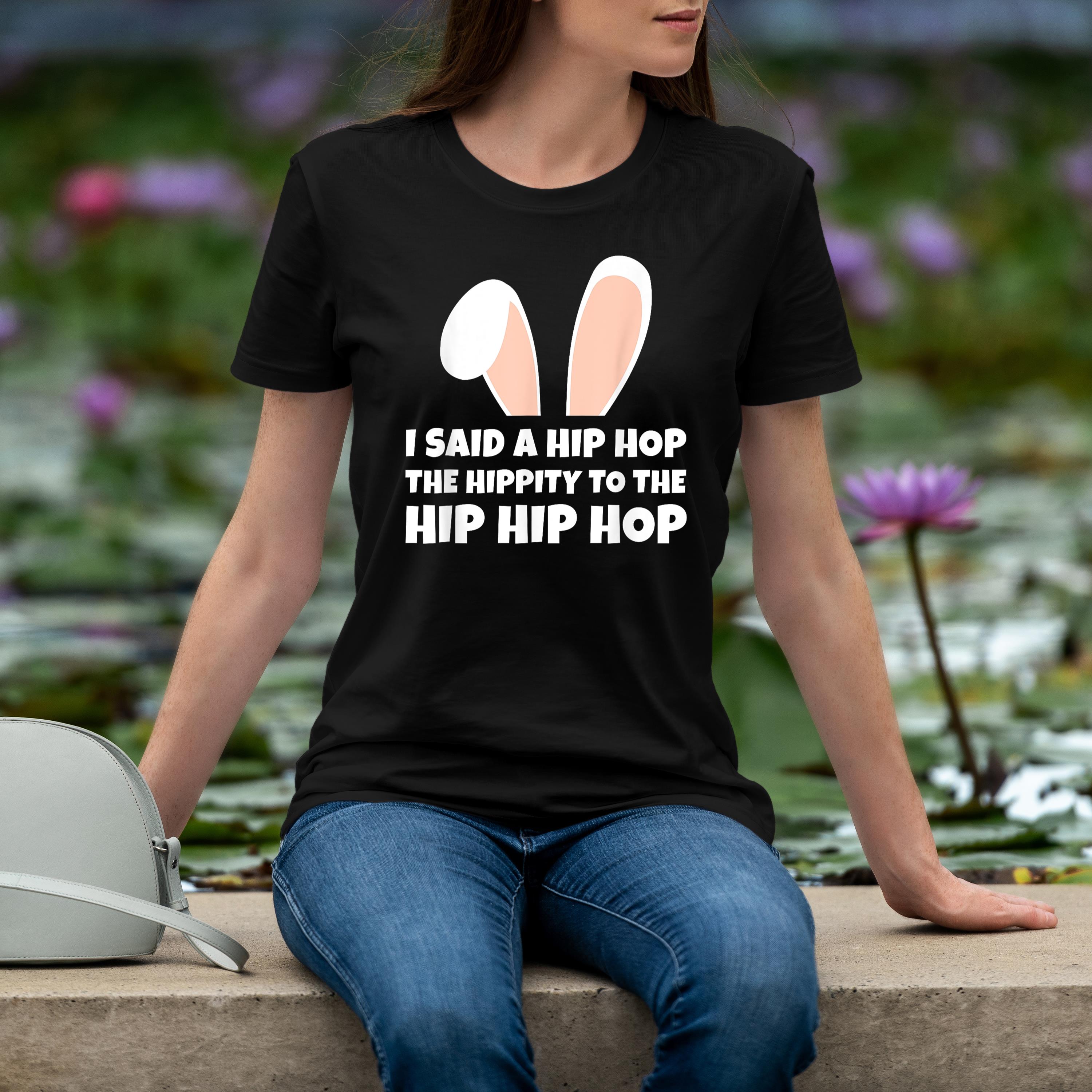 Easter Bunny Funny Joke Cute Hip Hop Bunny Shirt 